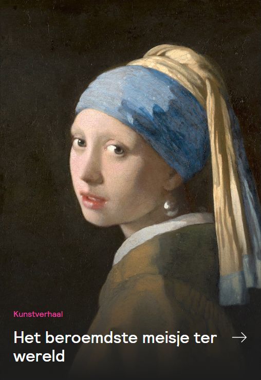 Girl with a pearl say hello world